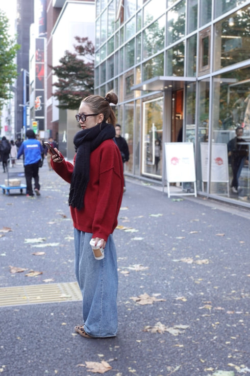 ベーシックルーズニット